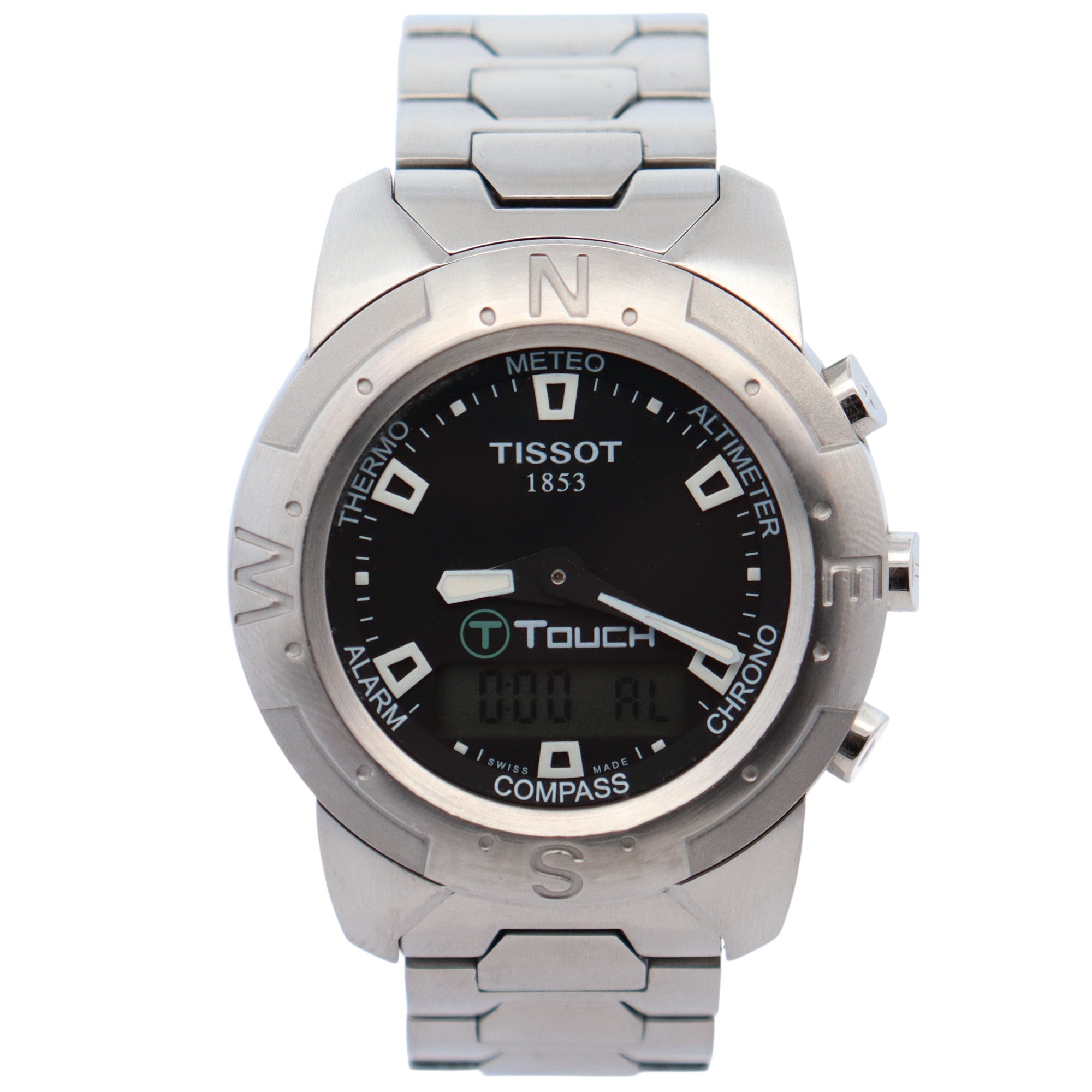 Tissot T Touch 40mm Black Dial Watch - Happy Jewelers Fine Jewelry Lifetime Warranty