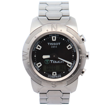 Tissot T Touch 40mm Black Dial Watch - Happy Jewelers Fine Jewelry Lifetime Warranty