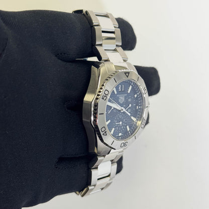 Tag Heuer Aquaracer 40mm Blue Dial Watch Ref# CBP1113.BA0627 - Happy Jewelers Fine Jewelry Lifetime Warranty