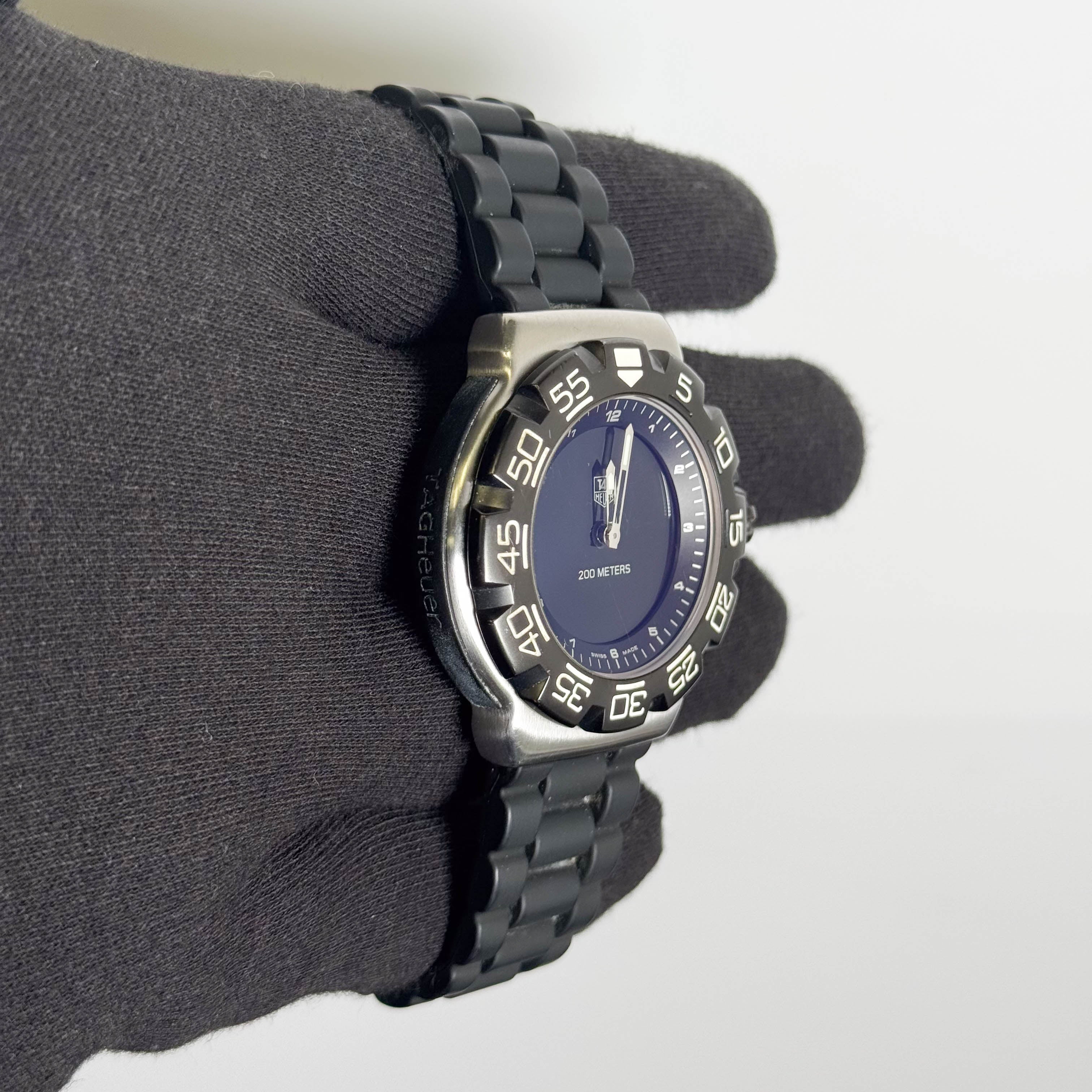 Tag Heuer Formula 1 40mm Black Dial Watch Ref# CAC111D