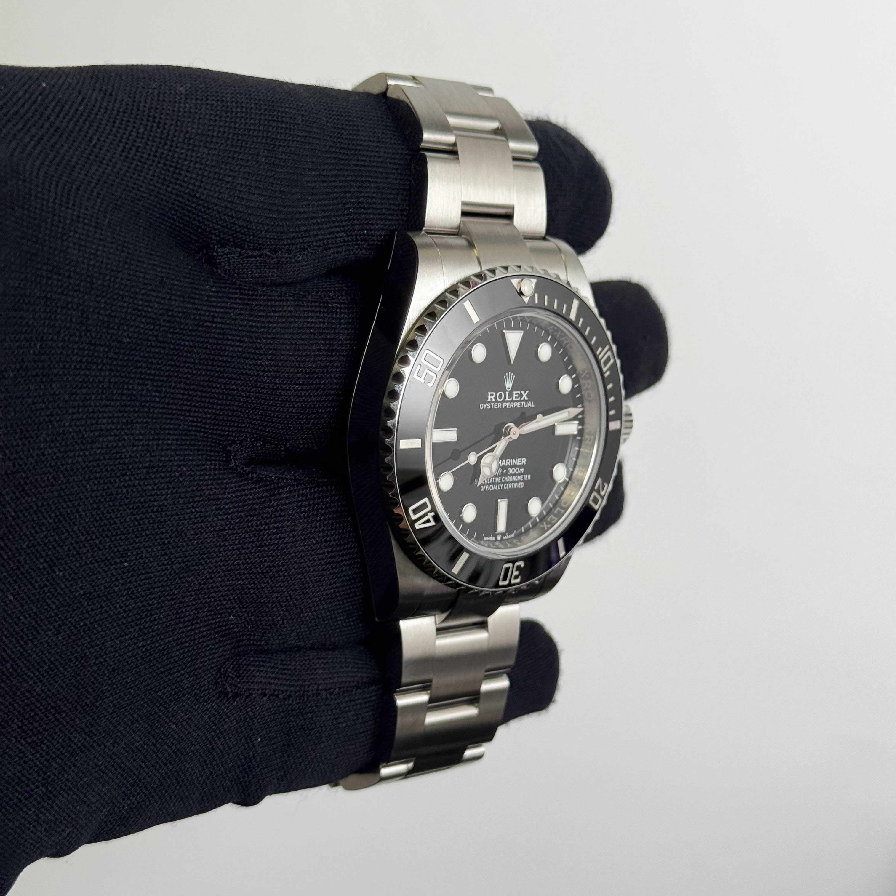 Rolex Submariner 41mm Black Dial Watch Ref# 124060 - Happy Jewelers Fine Jewelry Lifetime Warranty