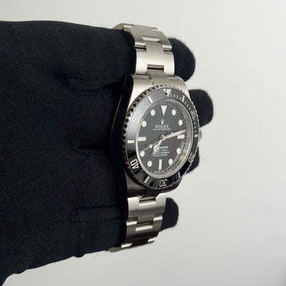 Rolex Submariner 41mm Black Dial Watch Ref# 124060 - Happy Jewelers Fine Jewelry Lifetime Warranty