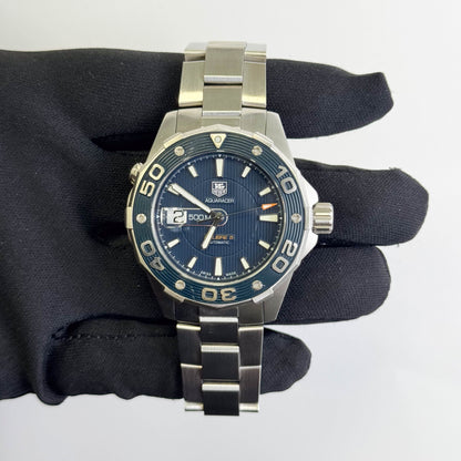 Tag Heuer Aquaracer 500m Calibre 5 43mm Blue Dial Watch Ref: WAJ2112
