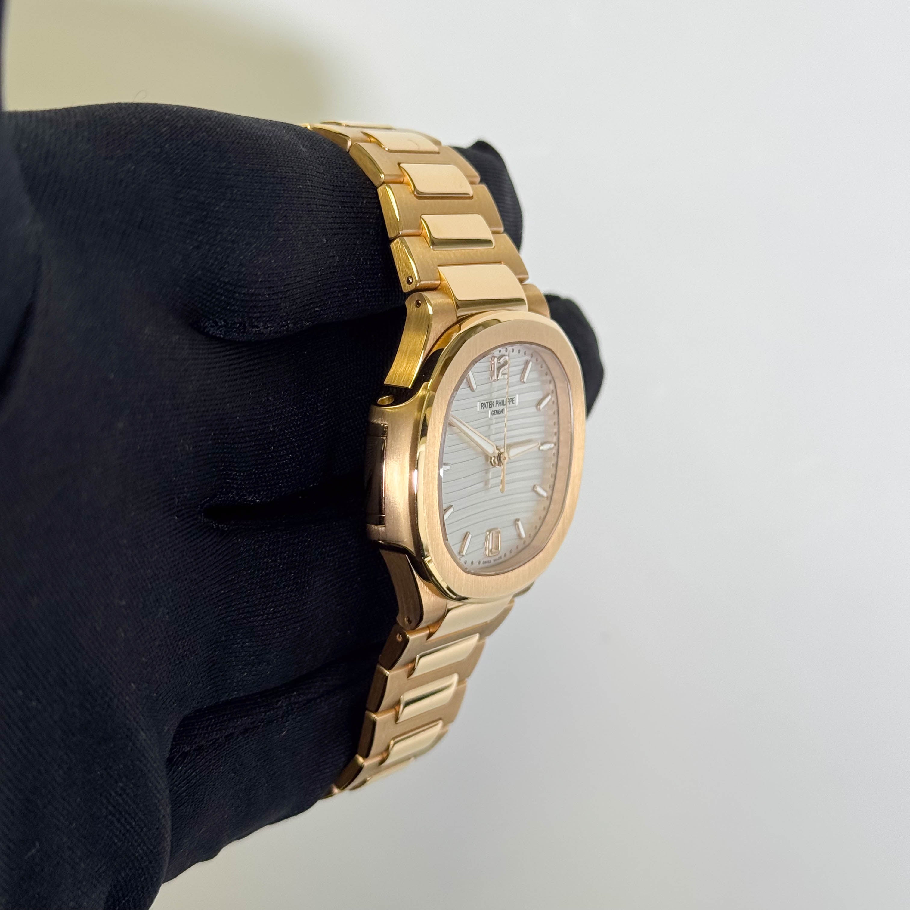 Patek Philippe Nautilus 35mm Silver Dial Watch Ref# 7118/1R-001