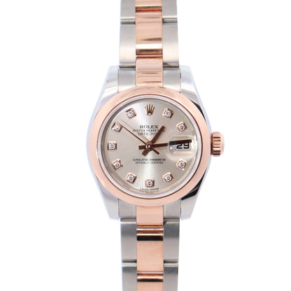 Rolex Datejust 26mm Silver Dial Watch Ref# 179161 - Happy Jewelers Fine Jewelry Lifetime Warranty