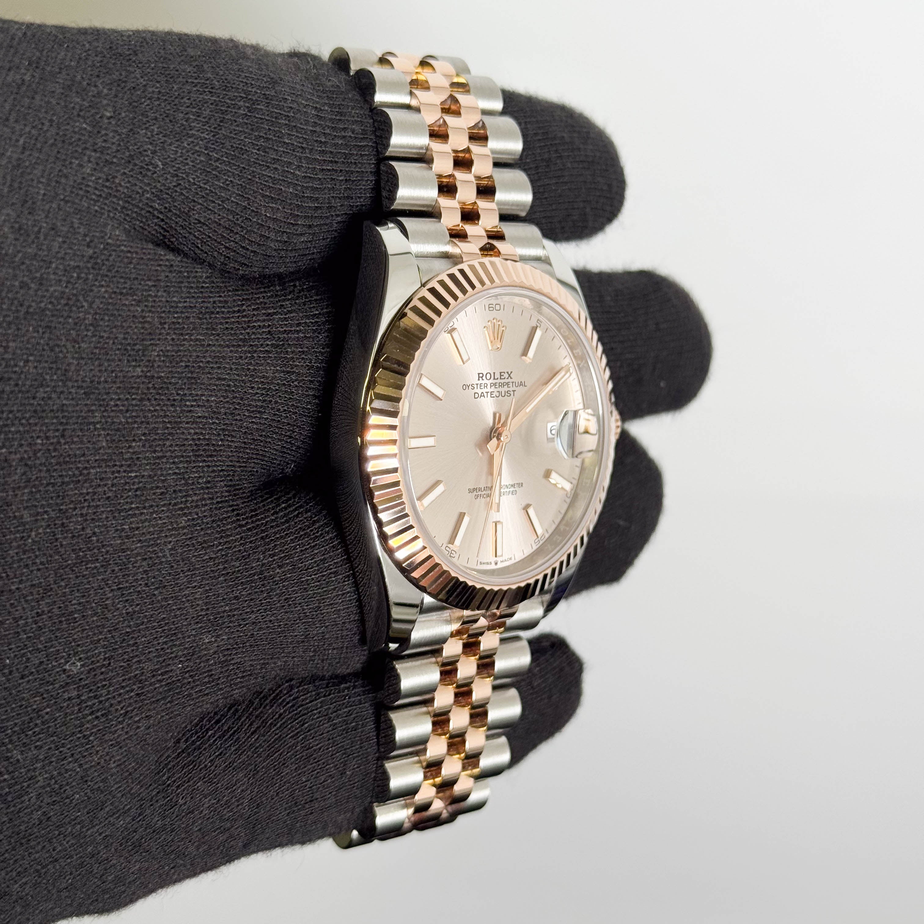 Rolex Datejust 41mm Sundust Dial Watch Ref# 126331