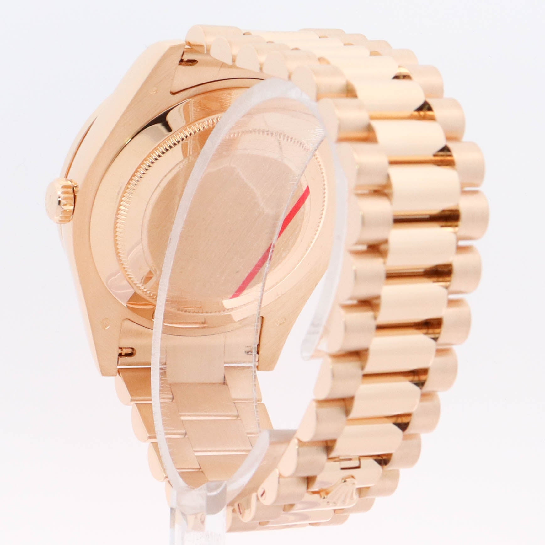 Rolex Day Date Yellow Gold 40mm Black Roman Dial Watch Reference#: 228238 - Happy Jewelers Fine Jewelry Lifetime Warranty