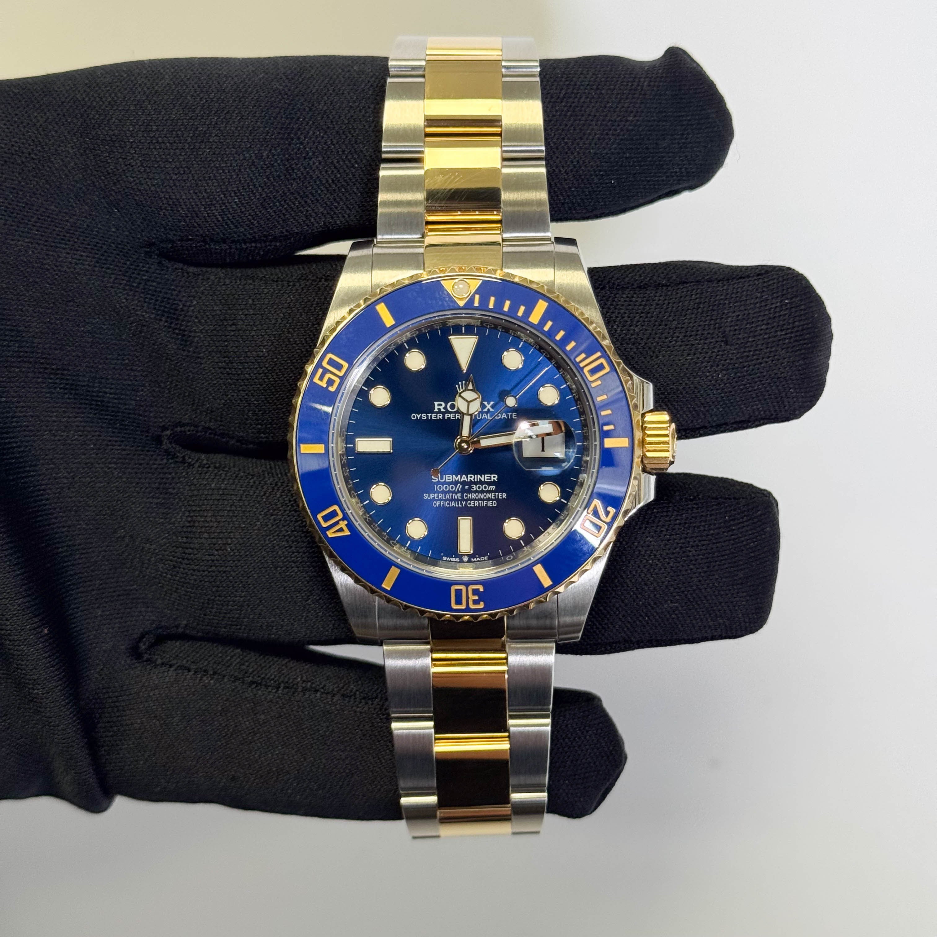Rolex Submariner 41mm Blue Dial Watch Ref# 126613LB