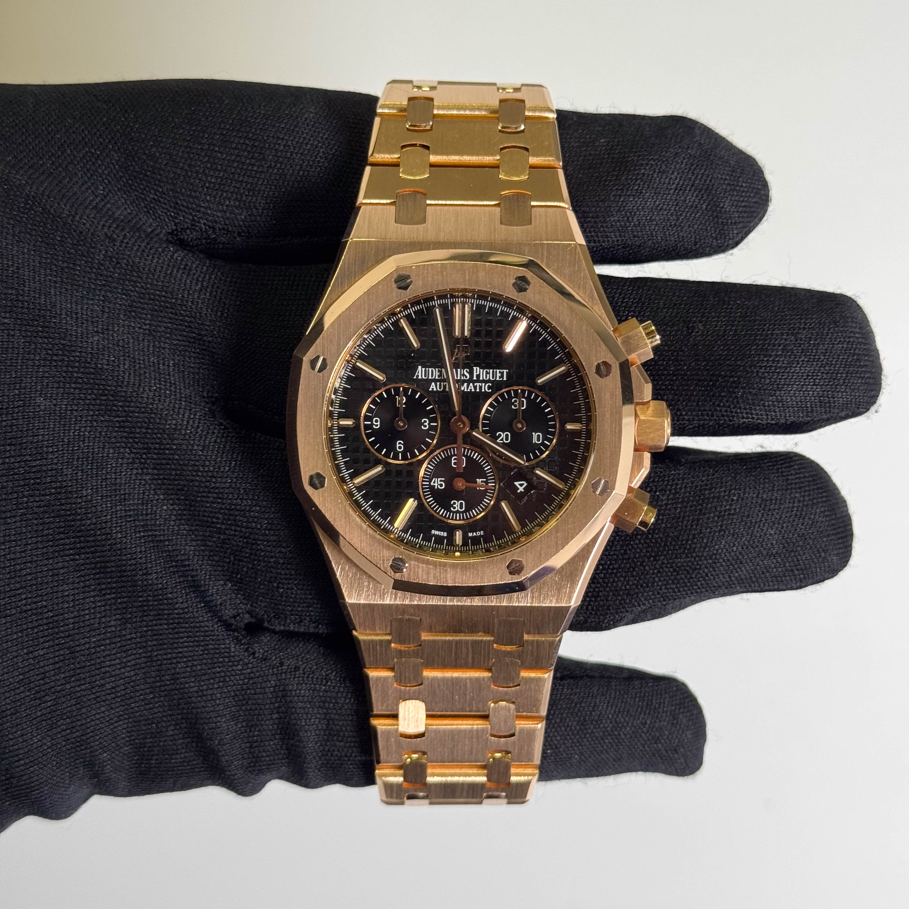 Audemars Piguet Royal Oak 41mm Black Dial Watch Ref# 26320OR0OO.1220OR.01