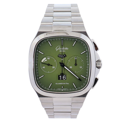 Glashutte Seventies 40mm Green Dial Watch Ref# 1-37-02-09-02-70 - Happy Jewelers Fine Jewelry Lifetime Warranty