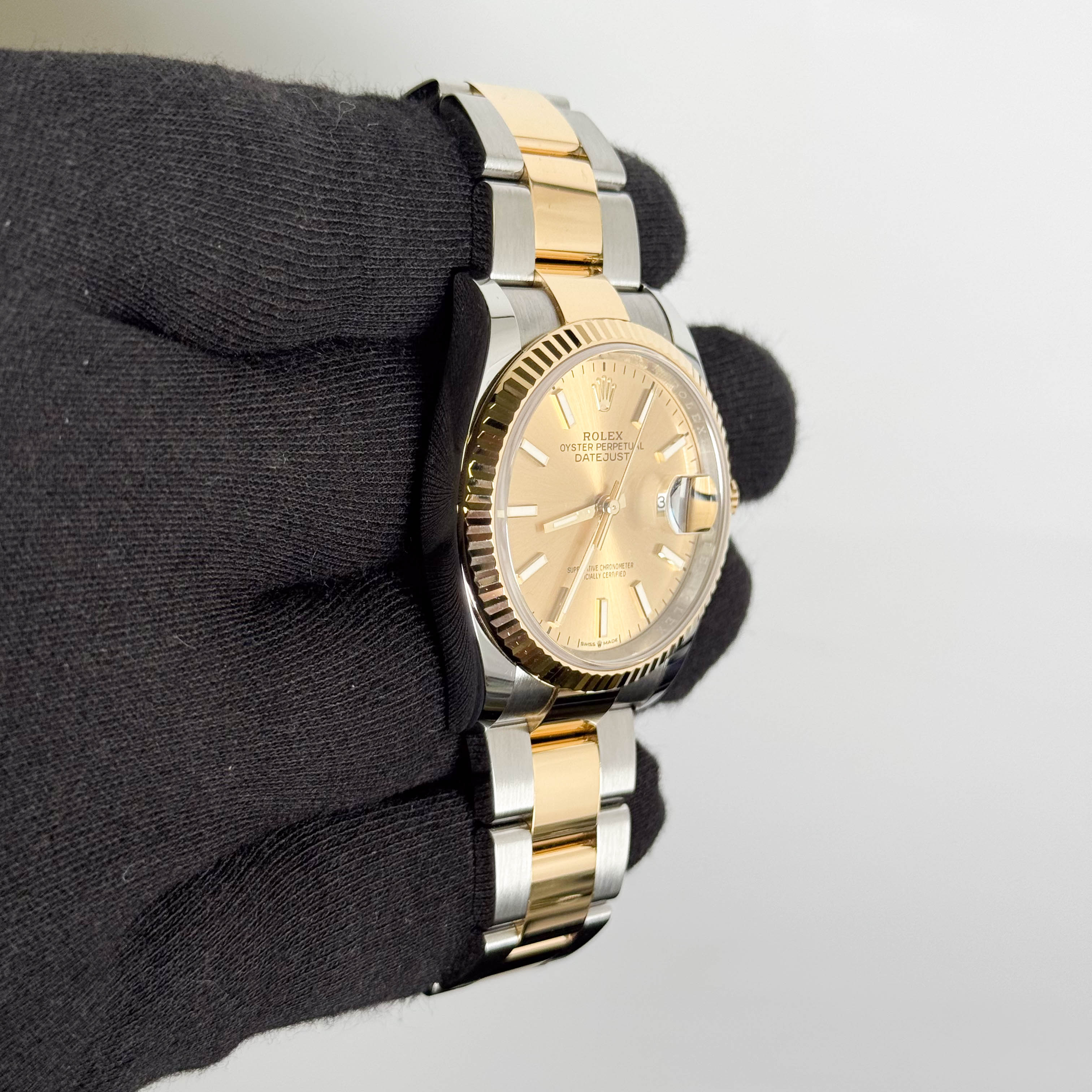 Rolex Datejust 36mm Champagne Dial Watch Ref: 126233