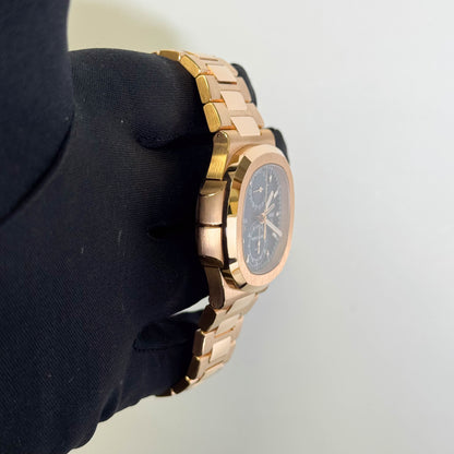 Patek Philippe Nautilus 40.5mm Blue Dial Watch Ref# 5990/1R-001