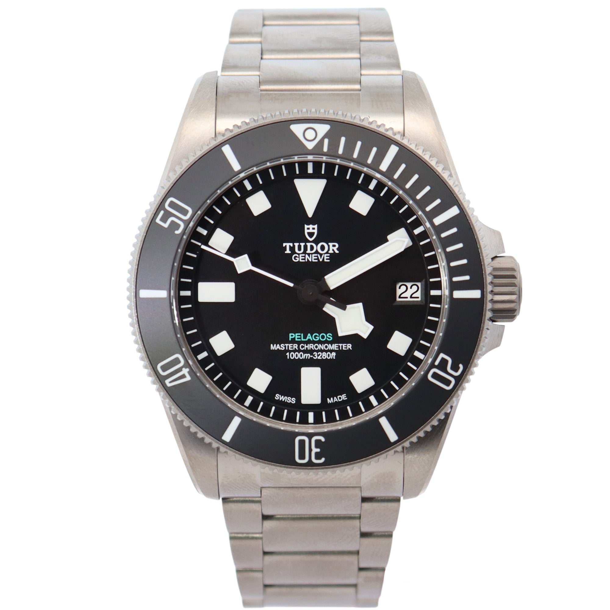 Tudor Pelagos 43mm Black Dial Watch Ref# 2543C1A7NU - Happy Jewelers Fine Jewelry Lifetime Warranty