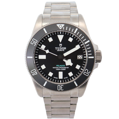 Tudor Pelagos 43mm Black Dial Watch Ref# 2543C1A7NU - Happy Jewelers Fine Jewelry Lifetime Warranty