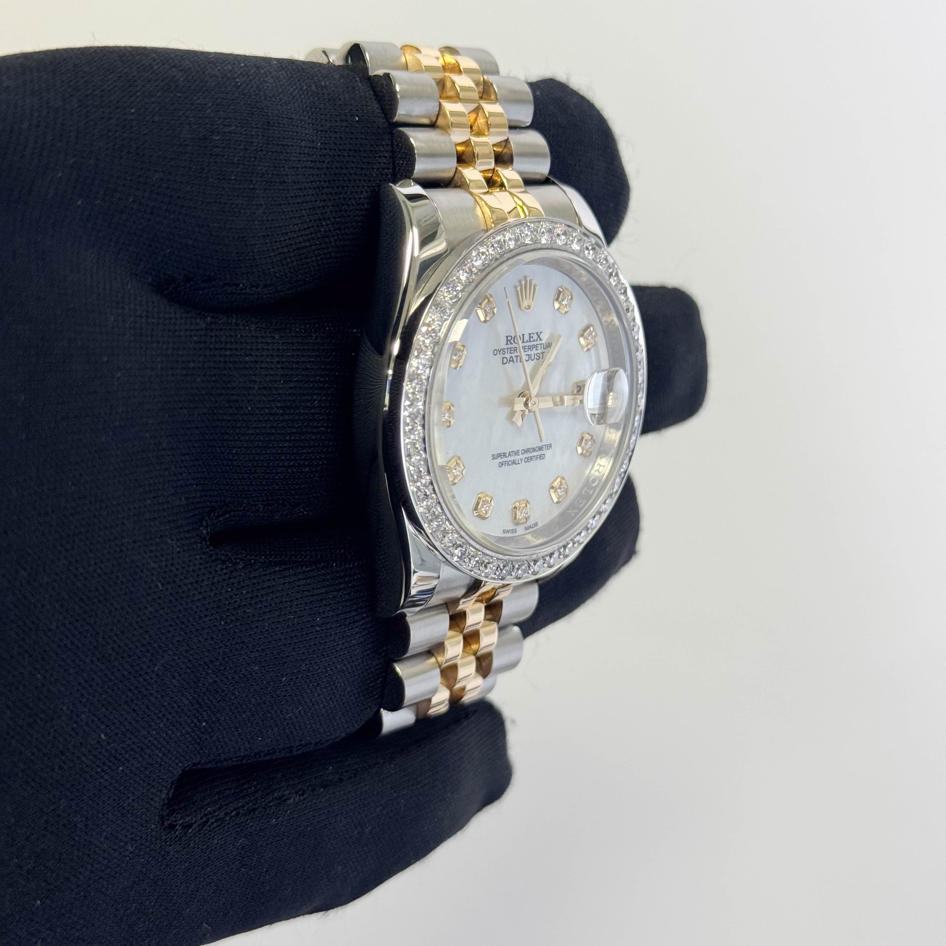 Rolex Datejust 36mm MOP Dial Watch Ref# 116233 - Happy Jewelers Fine Jewelry Lifetime Warranty