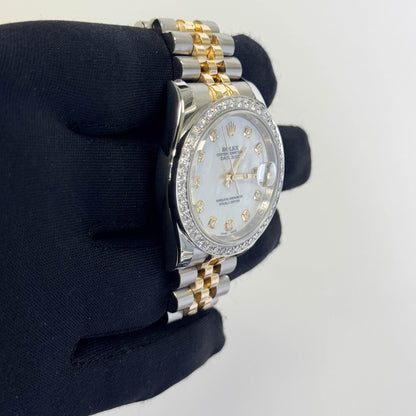 Rolex Datejust 36mm MOP Dial Watch Ref# 116233 - Happy Jewelers Fine Jewelry Lifetime Warranty