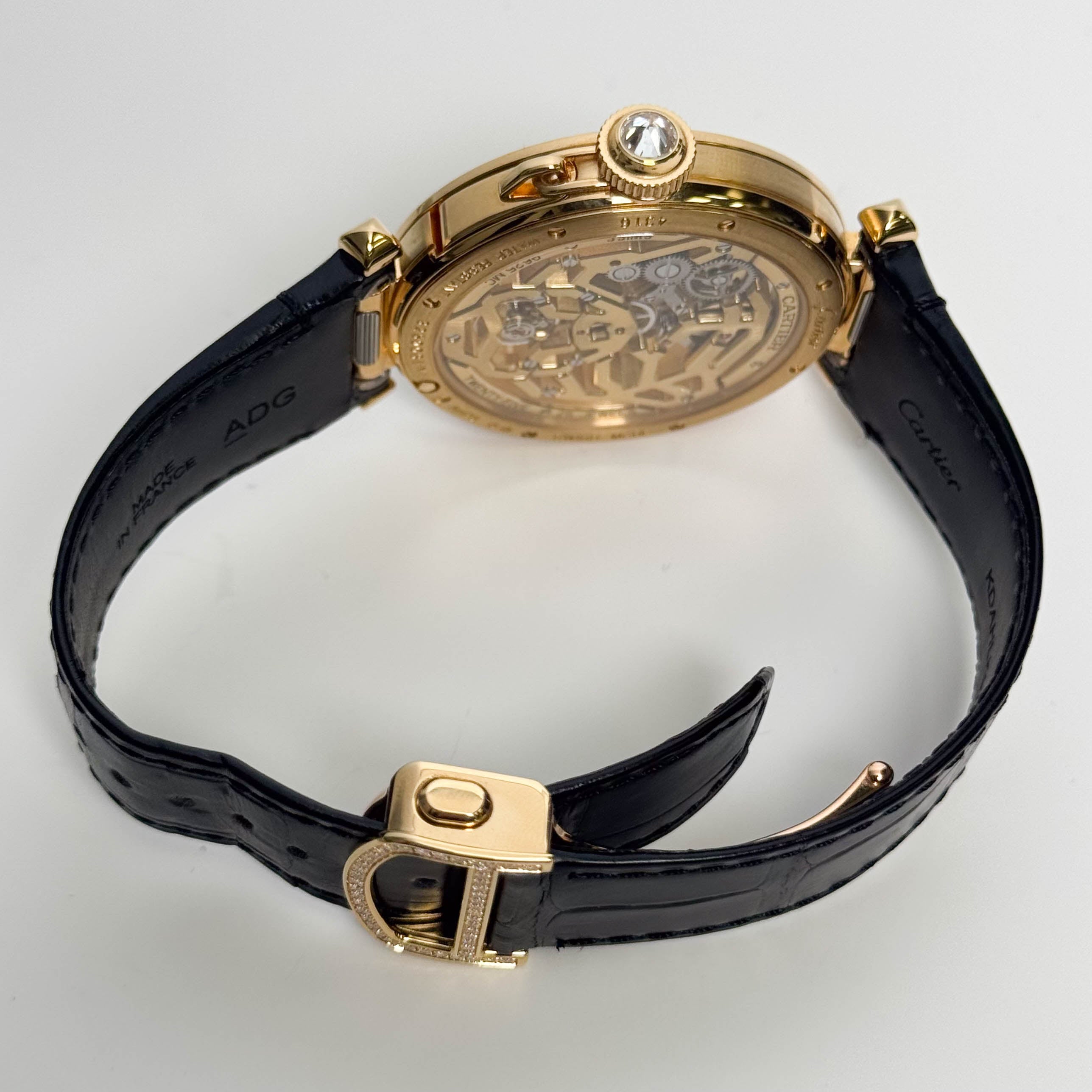 Cartier Panthere 41mm Skeleton Panthere Dial Watch Ref# HPI01359 - Happy Jewelers Fine Jewelry Lifetime Warranty