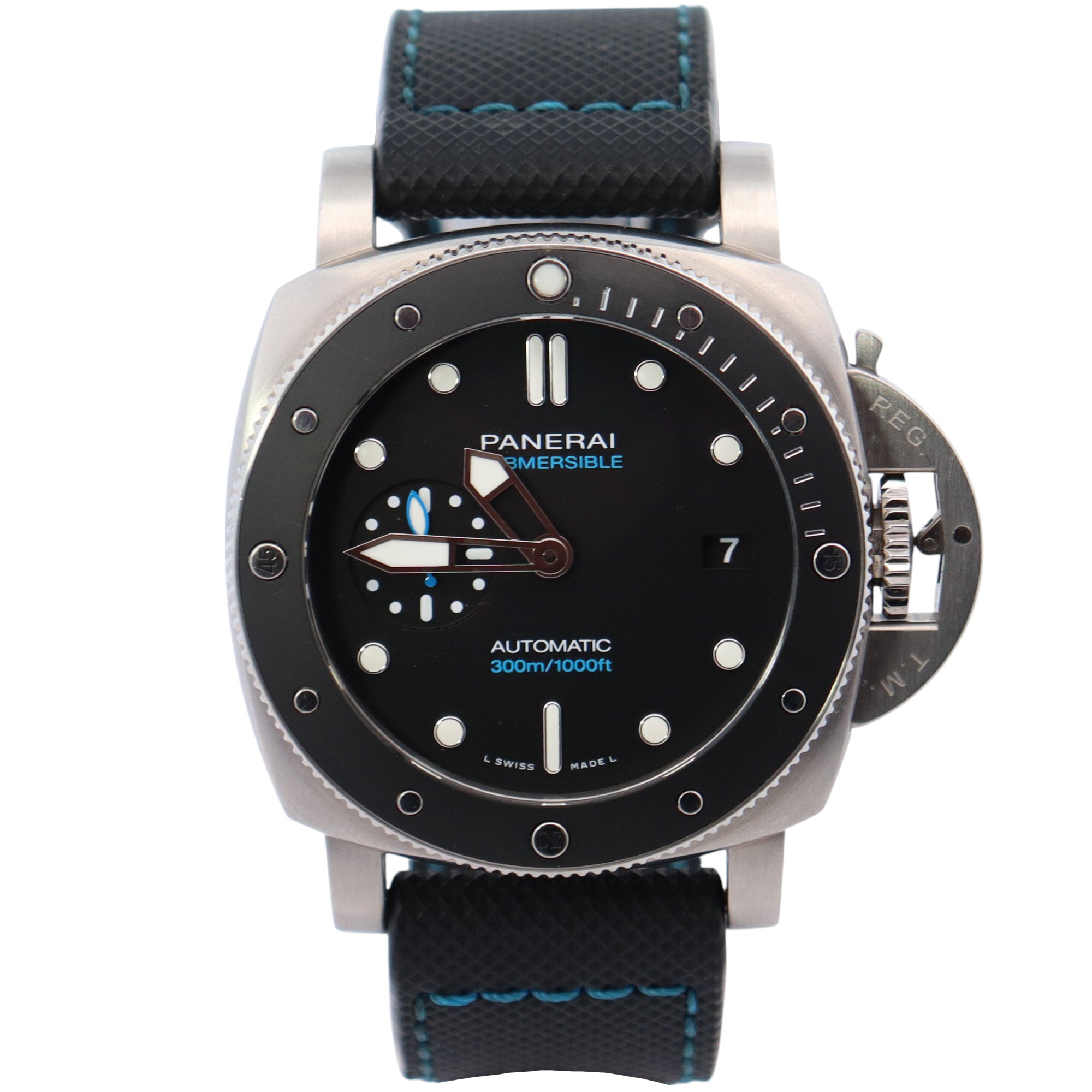 Panerai Luminor 42mm Black Dial Watch Ref# PAM00683 - Happy Jewelers Fine Jewelry Lifetime Warranty
