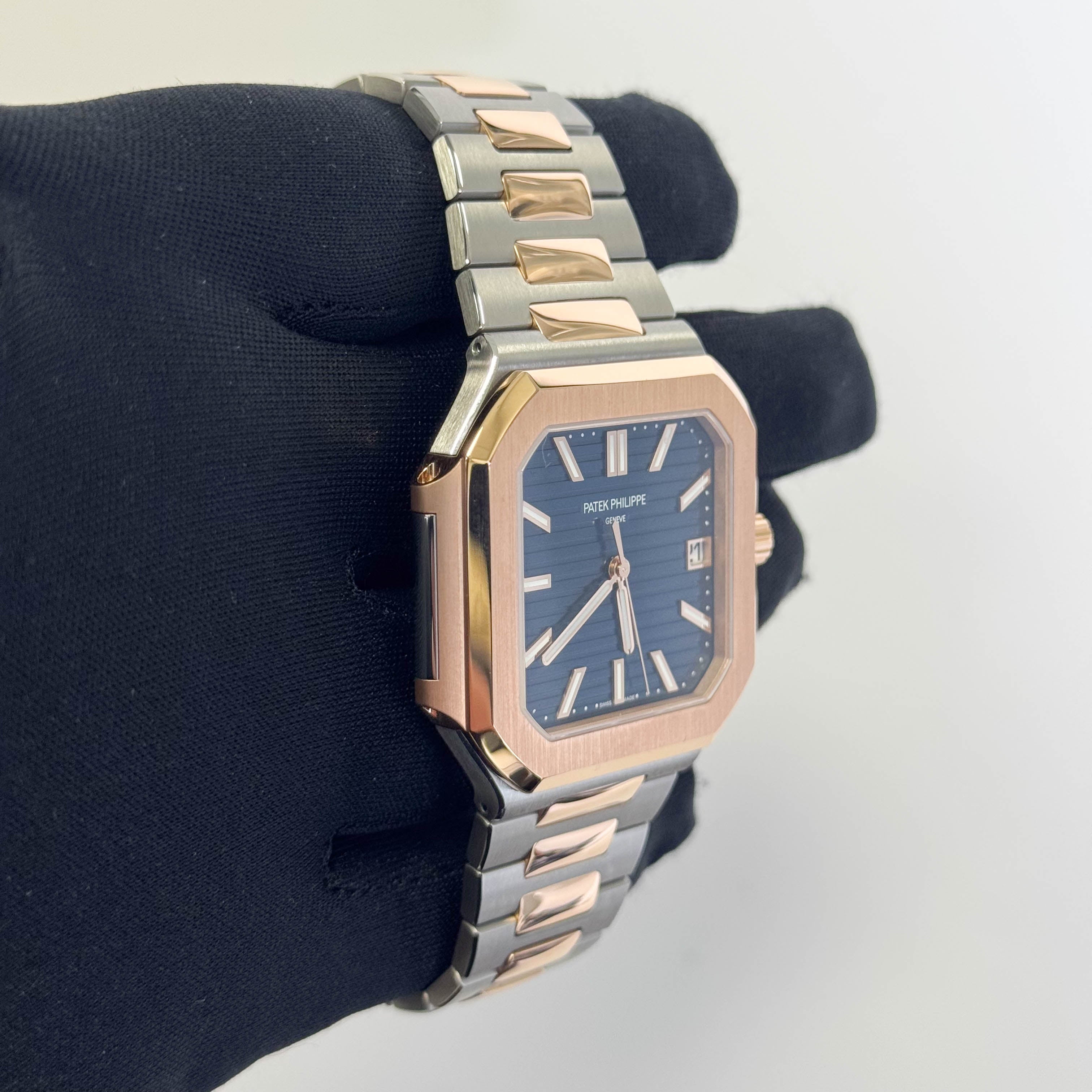 Patek Philippe Cubitis 45mm Blue Dial Watch Ref# 5821/1AR-001 - Happy Jewelers Fine Jewelry Lifetime Warranty