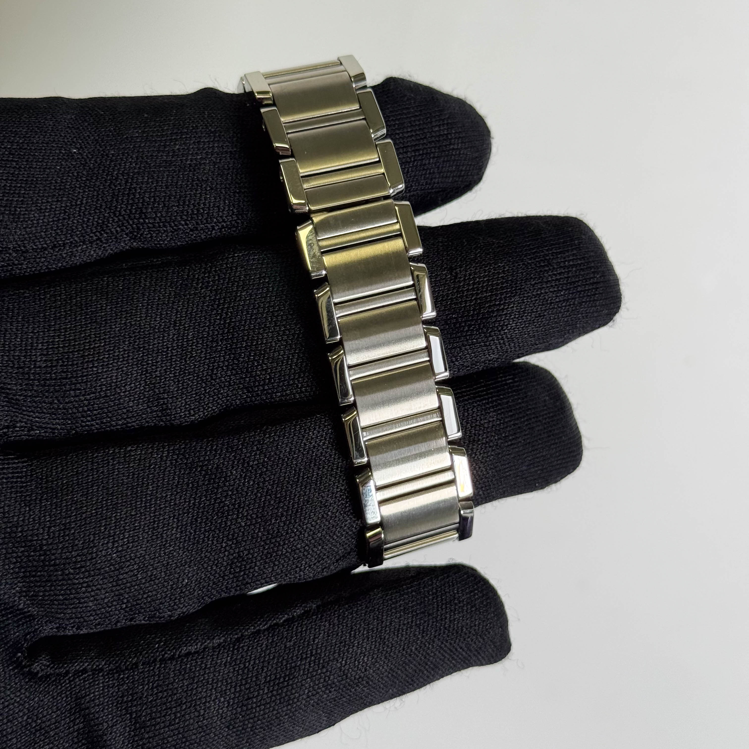 Cartier Tank 20mm Ivory Dial Watch Ref# W51008Q3