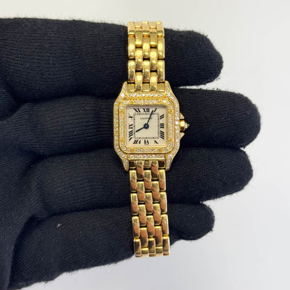 Cartier Panthere 22 x 30mm Ivory Dial Watch Ref# W25022B9 - Happy Jewelers Fine Jewelry Lifetime Warranty