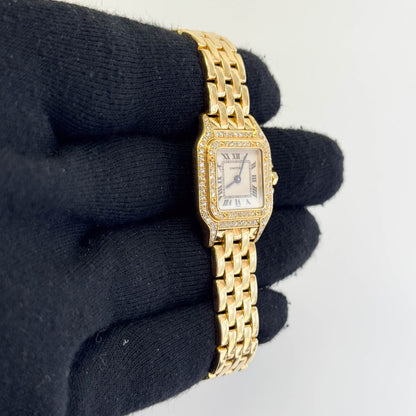 Cartier Panthere 22 x 30mm Ivory Dial Watch Ref# W25022B9 - Happy Jewelers Fine Jewelry Lifetime Warranty