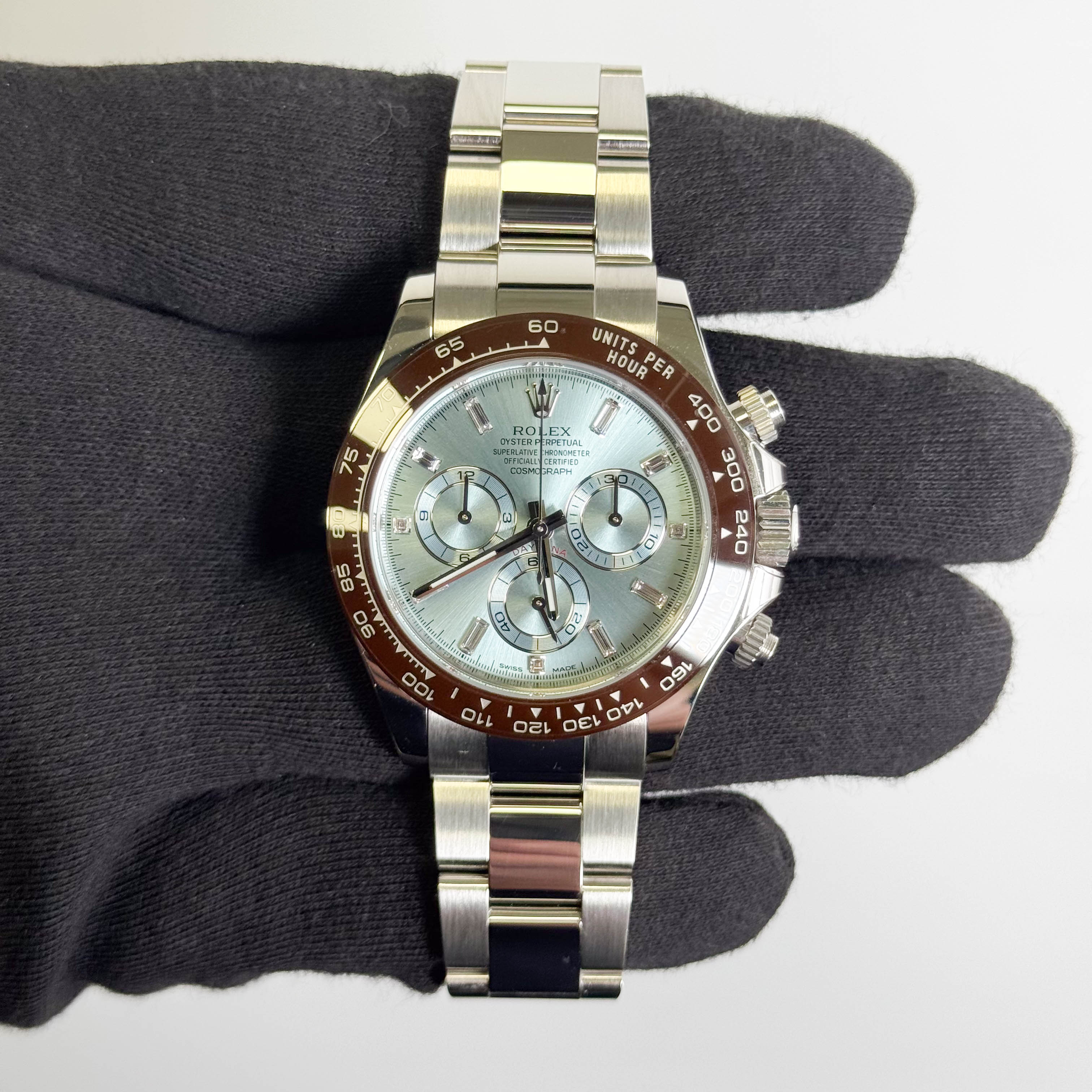 Rolex Daytona 40mm Ice Blue Dial Watch Ref# 116506