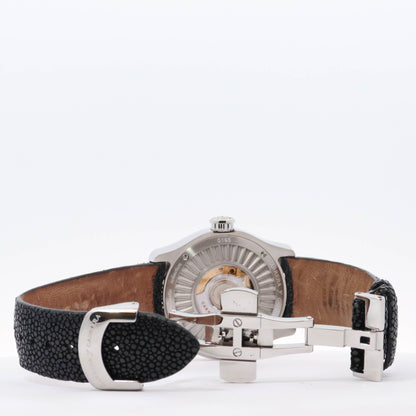 Carrera y Carrera Pearl Peacock Avalon Stainless Steel 41mm MOP Pave Diamond Dial Watch - Happy Jewelers Fine Jewelry Lifetime Warranty