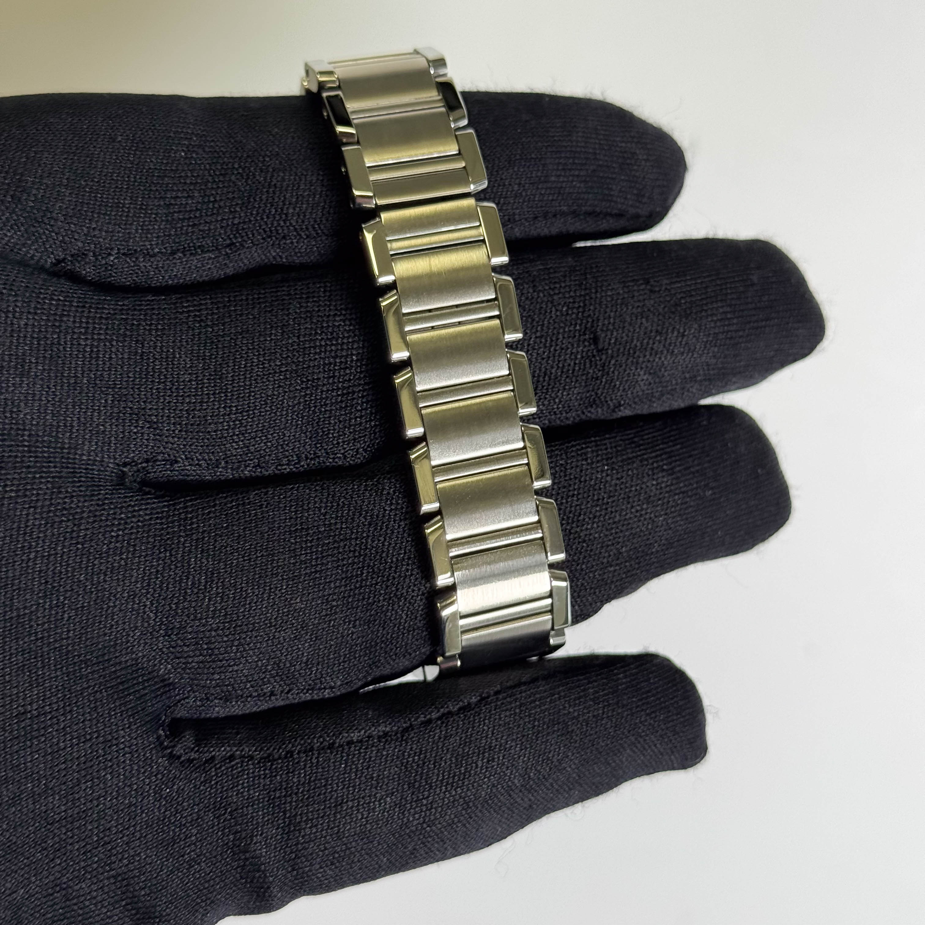 Cartier Tank 20mm Ivory Dial Watch Ref# W51008Q3