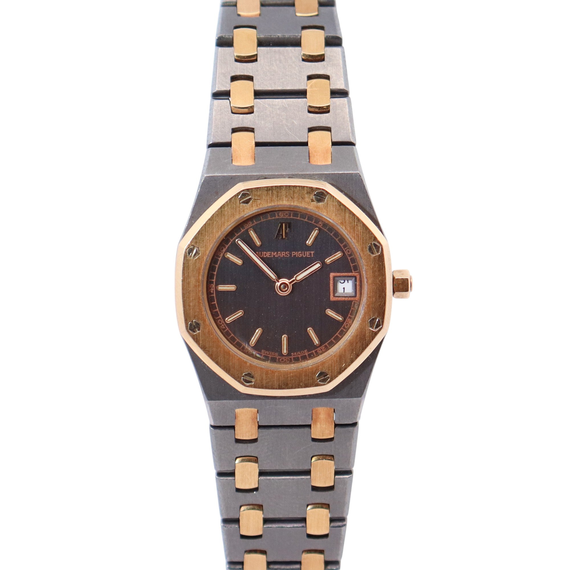 Audemars Piguet Royal Oak 25mm Grey Dial Watch Ref# 6008SA - Happy Jewelers Fine Jewelry Lifetime Warranty