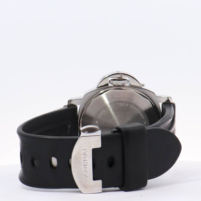 Panerai Luminor Marina Stainless Steel 44mm Black Roman & Stick Dial Watch Reference#: PAM00299 - Happy Jewelers Fine Jewelry Lifetime Warranty