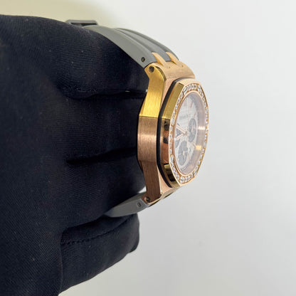 Audemars Piguet Royal Oak 37mm White Dial Watch Ref# 26231OR.ZZ.D003CA.01