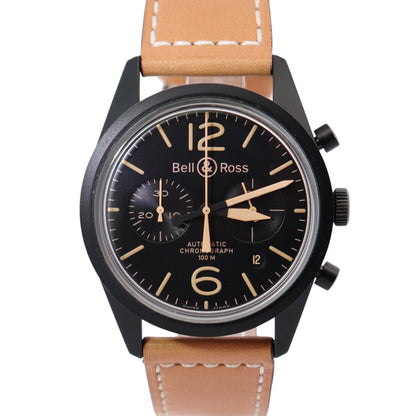 Bell & Ross Heritage 41.5mm Black Dial Watch Ref# BR126 - Happy Jewelers Fine Jewelry Lifetime Warranty