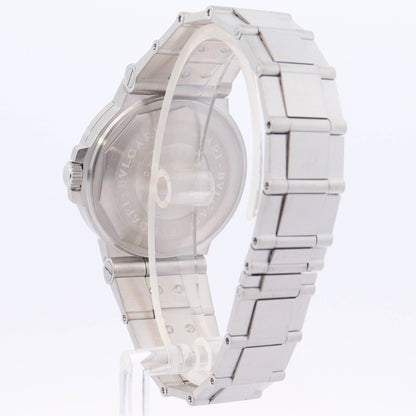 Bvlgari Bvlgari Stainless Steel 30mm White Roman & Stick Dial Watch Reference# 103711 - Happy Jewelers Fine Jewelry Lifetime Warranty