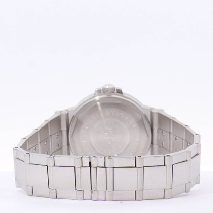 Bvlgari Bvlgari Stainless Steel 30mm White Roman & Stick Dial Watch Reference# 103711 - Happy Jewelers Fine Jewelry Lifetime Warranty