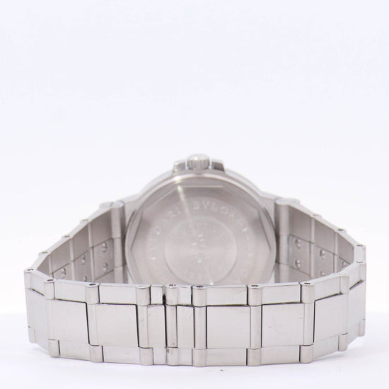 Bvlgari Bvlgari Stainless Steel 30mm White Roman & Stick Dial Watch Reference# 103711 - Happy Jewelers Fine Jewelry Lifetime Warranty
