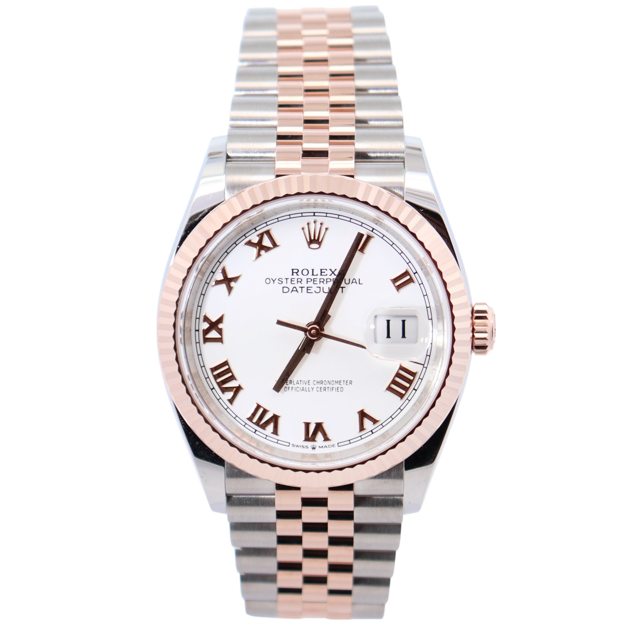 Rolex Datejust 36mm White Dial Watch Ref# 126231 - Happy Jewelers Fine Jewelry Lifetime Warranty