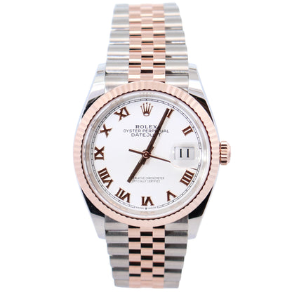 Rolex Datejust 36mm White Dial Watch Ref# 126231 - Happy Jewelers Fine Jewelry Lifetime Warranty