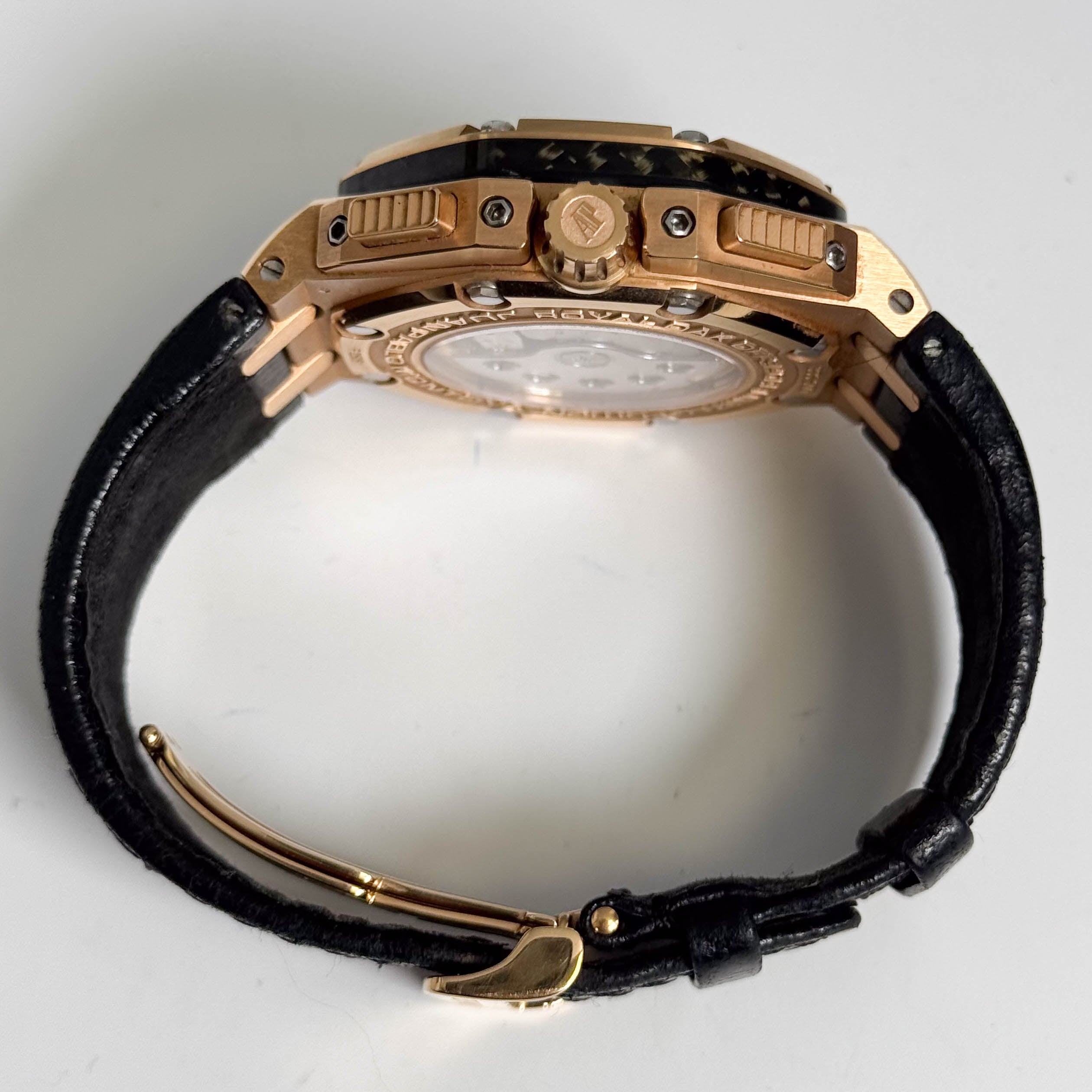 Audemars Piguet Royal Oak 42mm Black Dial Watch Ref# 26030RO.OO.D001IN.01 - Happy Jewelers Fine Jewelry Lifetime Warranty