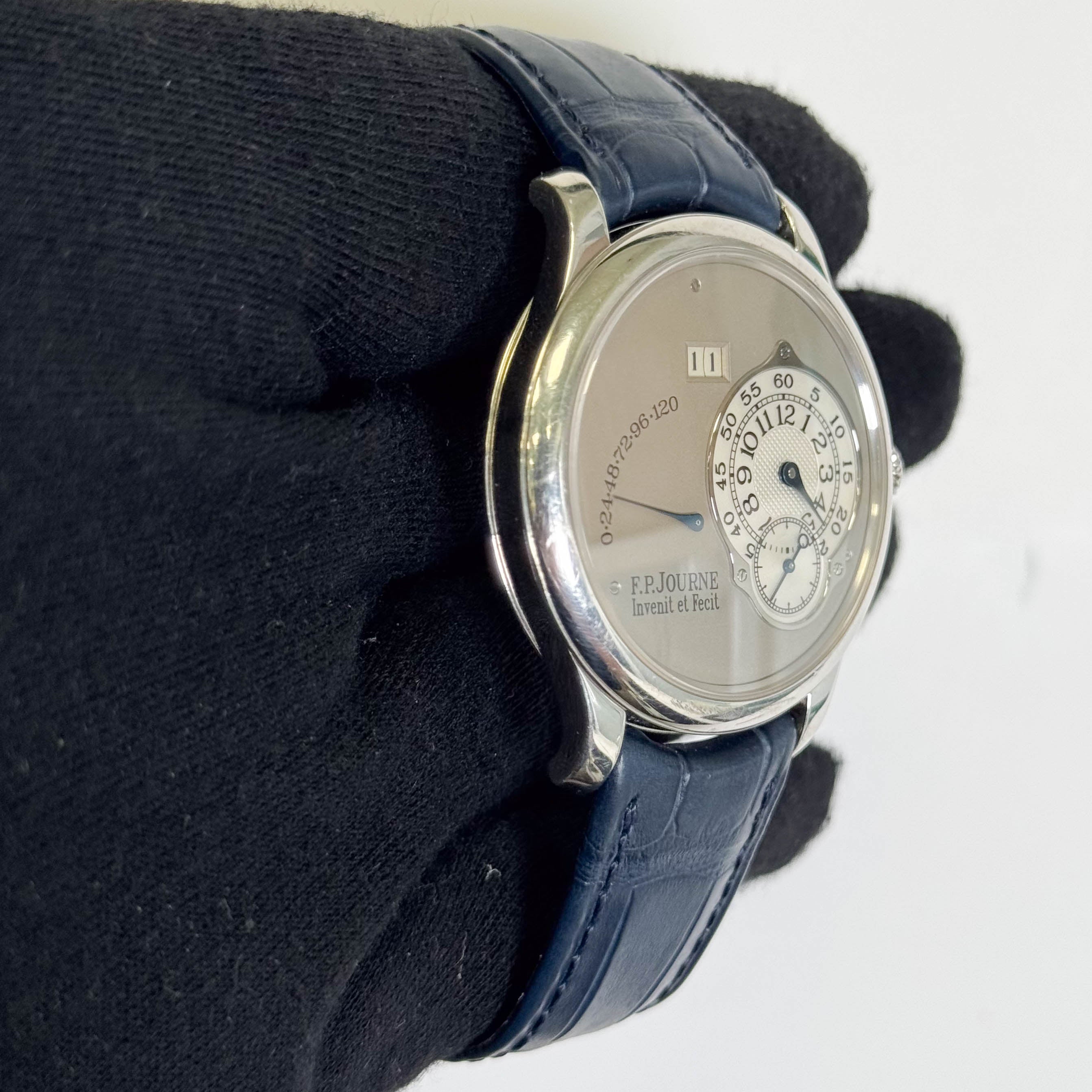 F.P. Journe Reserve 38mm Gray Dial Watch - Happy Jewelers Fine Jewelry Lifetime Warranty
