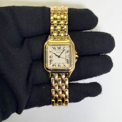 Cartier Panthere 29 x 37mm Ivory Dial Watch Ref# W25014B9 - Happy Jewelers Fine Jewelry Lifetime Warranty