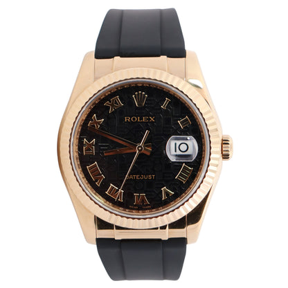 Rolex Datejust 36mm Black Dial Watch Ref# 116138 - Happy Jewelers Fine Jewelry Lifetime Warranty