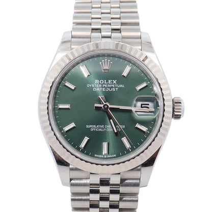 Rolex Datejust 31mm Green Dial Watch Ref# 278274 - Happy Jewelers Fine Jewelry Lifetime Warranty