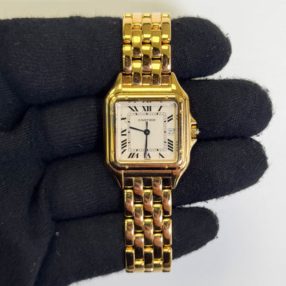 Cartier Panthere 29 x 37mm Ivory Dial Watch Ref# W25014B9 - Happy Jewelers Fine Jewelry Lifetime Warranty