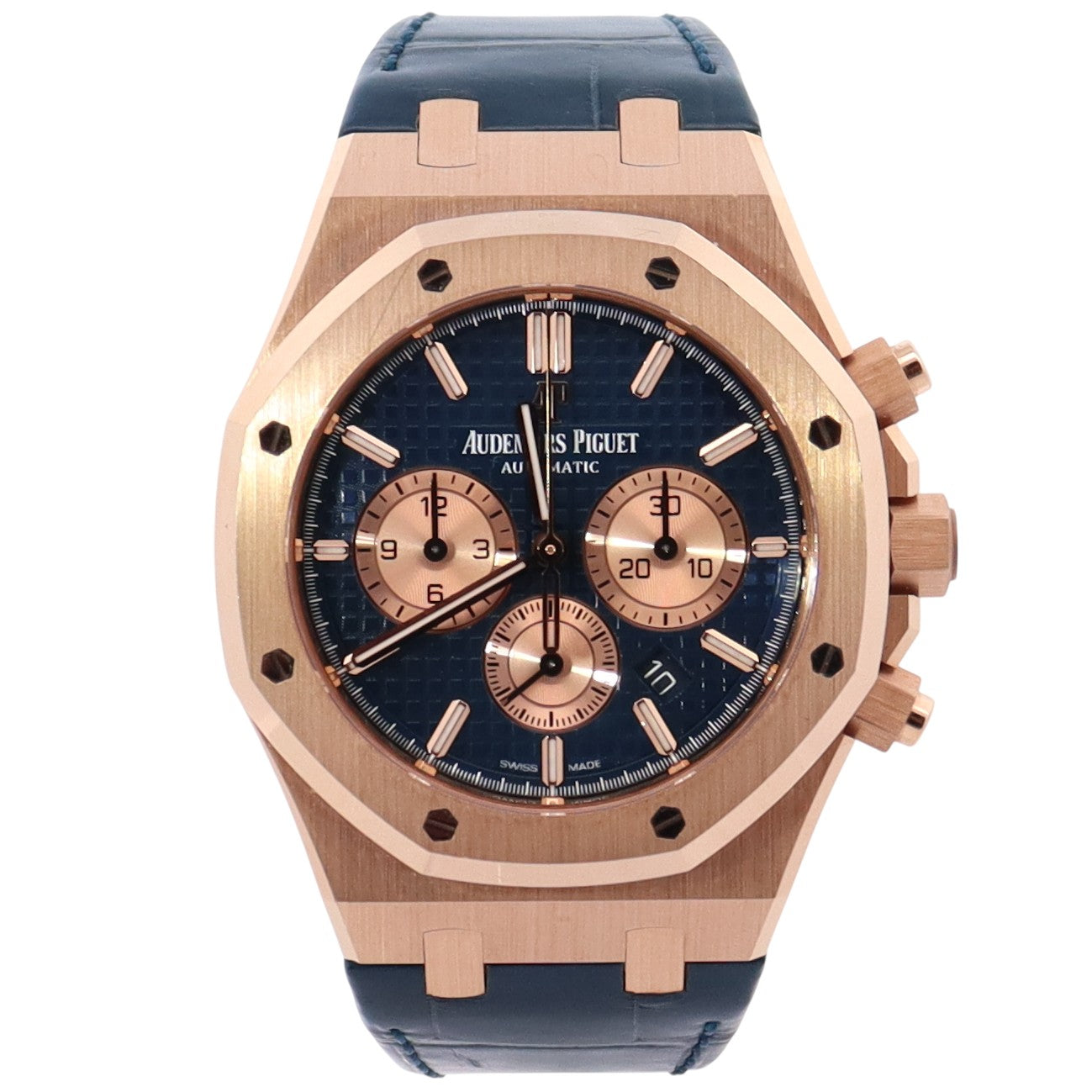 Audemars Piguet Royal Oak 41mm Blue Dial Watch Ref# 26239OR.OO.D315CR.01 - Happy Jewelers Fine Jewelry Lifetime Warranty