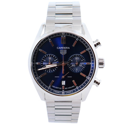 Tag Heuer Carrera 42mm Blue Dial Watch Ref# CBN2011 - Happy Jewelers Fine Jewelry Lifetime Warranty
