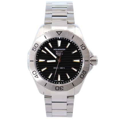 Tag Heuer Aquaracer 40mm Black Dial Watch Ref# WBP1110 - Happy Jewelers Fine Jewelry Lifetime Warranty