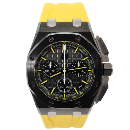 Audemars Piguet Royal Oak 43mm Black Dial Watch Ref# 26420CE.OO.A005VE.98 - Happy Jewelers Fine Jewelry Lifetime Warranty