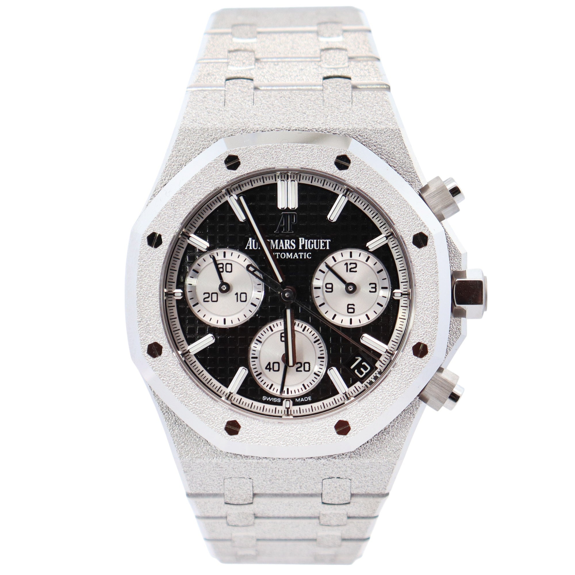 Audemars Piguet Royal Oak 41mm Black Dial Watch Ref# 26239BC.GG.1224BC.02 - Happy Jewelers Fine Jewelry Lifetime Warranty