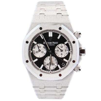 Audemars Piguet Royal Oak 41mm Black Dial Watch Ref# 26239BC.GG.1224BC.02 - Happy Jewelers Fine Jewelry Lifetime Warranty